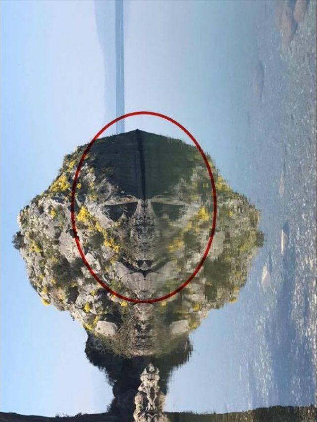 İznik Gölü’Ne Yansıyan Kaya Görüntüsü Paylaşım Rekoru Kırıyor