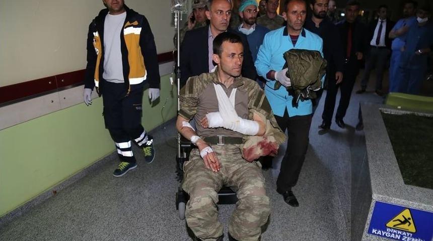 Yaralı Uzman &Ccedil;avuş Oltu&rsquo;da Tedavi Altına Alındı