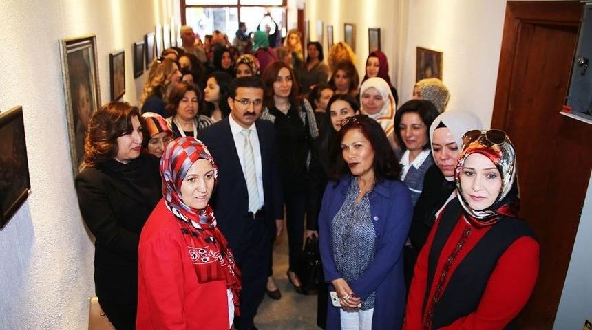 Karaman&rsquo;da &ldquo;savaşın &Ccedil;ocukları&rdquo; Resim Sergisi A&ccedil;ıldı