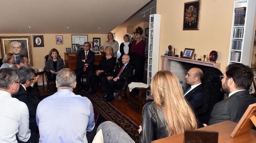 Başkan Hazinedar Chp Genel Başkanı Kılı&ccedil;daroğluyla Birlikte Tezi&ccedil;&rsquo;in Ailesine Taziye Ziyaretinde Bulundu