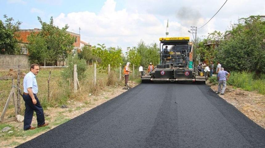 Bafra&rsquo;nın 100 Bin Ton Asfalt Hedefi
