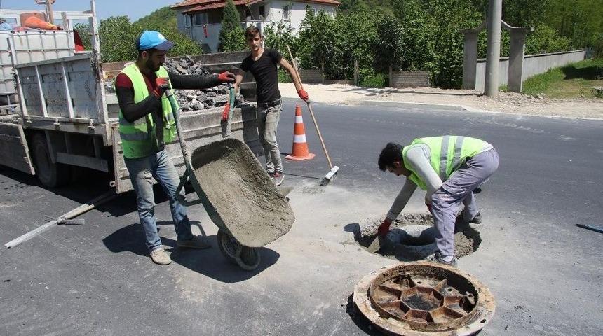 Kuzuluk Mahallesinde Asfalt &Ccedil;alışmaları S&uuml;r&uuml;yor