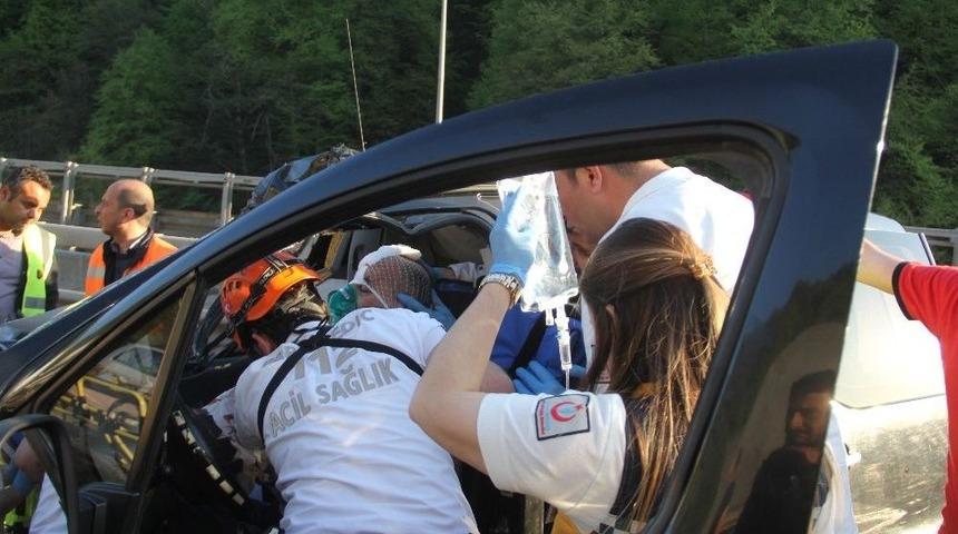 Bolu Dağı&rsquo;nda Trafik Kazası: 1 Yaralı