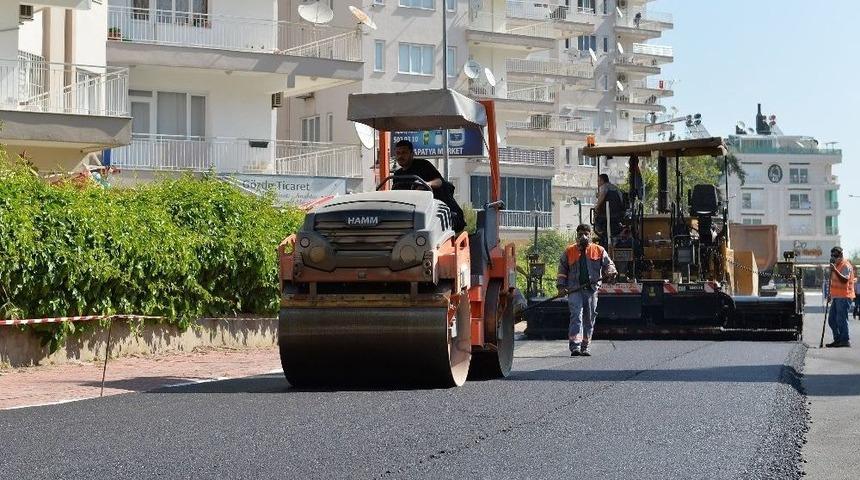 Muratpaşa&rsquo;dan Şirinyalı Mahallesinde Asfalt &Ccedil;alışması