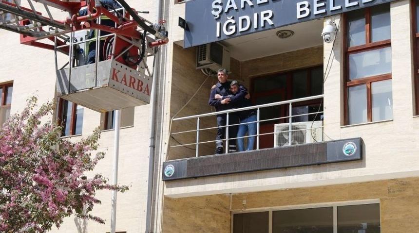 Iğdır Belediyesinden Yangın Tatbikatı