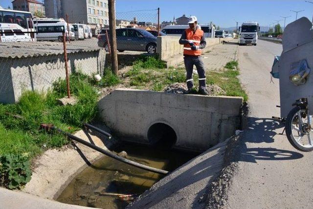 Gediz Belediyesinden İlaçlama Çalışması