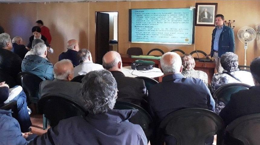Belediyeden Yahya Kaptan&rsquo;da Budama Eğitimi