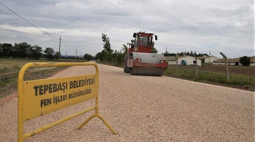 Tepebaşı Fen İşleri Ekipleri Havaların Isınması İle Birlikte &Ccedil;alışmalarını Yoğunlaştırdı