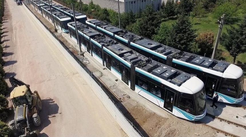 Ak&ccedil;aray Tramvay Ara&ccedil;larının Altıncısı Da Teslim Edildi