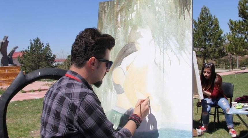 C&uuml;&rsquo;de &rsquo;resim Ve Heykel &Ccedil;alıştayı&rsquo; D&uuml;zenlendi