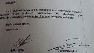 Mhp Kırşehir İl Başkanı Arif Ekici, 3 İlçenin Seçimleri Genel Merkez Tarafından İncelenecek