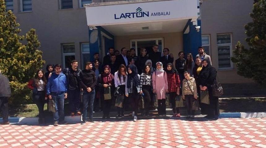 Y&uuml;ksek Okul &Ouml;ğrencileri Fabrikaları Gezdi