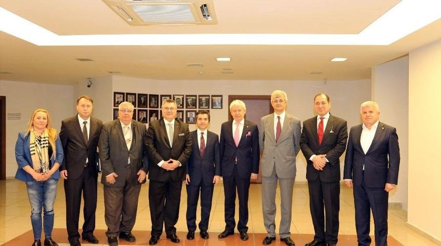 Edirne İş D&uuml;nyası Temsilcileri B&uuml;y&uuml;kel&ccedil;iler İle Buluştu