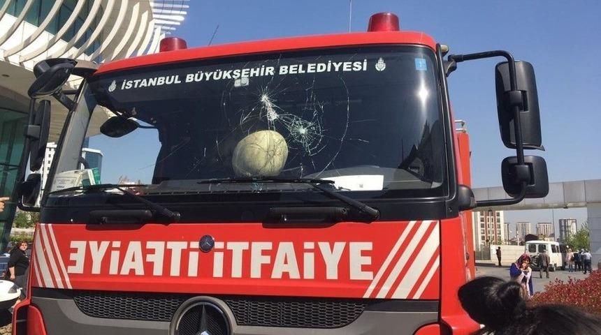 İtfaiye Erinin Ağır Yaralandığı Patlama Anı Kamerada