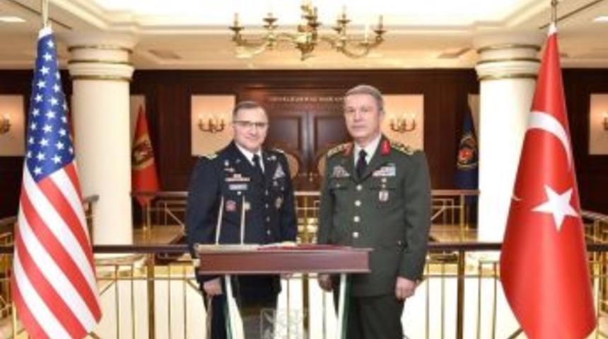 Abd Avrupa Kuvvetleri Komutanı Orgeneral Scaparrottı Ankara&rsquo;da