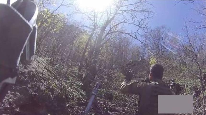 Tunceli'de Pkk'lıların Teslim Olma Anı