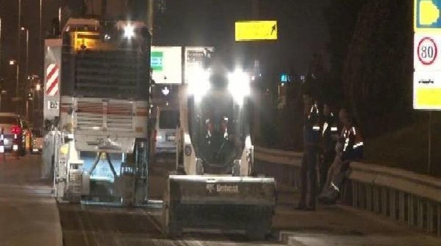 Uzun&ccedil;ayır Ve Altunizade Kavşağında Onarım &Ccedil;alışması