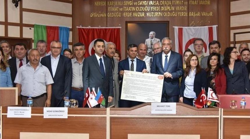 Girne İle Anamur Kardeş Kent Oldu