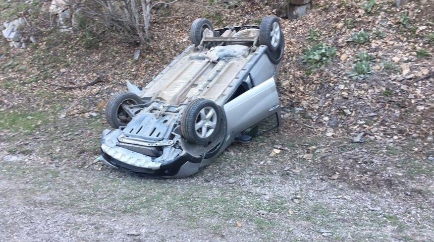 Domaniç’te Trafik Kazası: 1 Yaralı