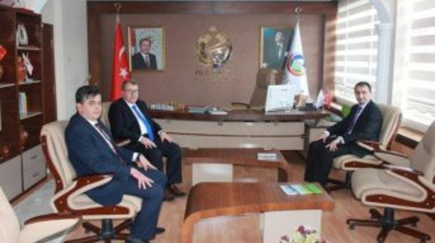 Milletvekili Eldemir Ve Başkan Yal&ccedil;ın&rsquo;dan Kaymakam Sağır&rsquo;a Ziyareti