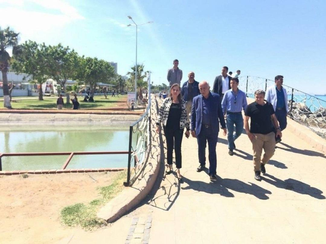 Başkan Seyfi Dingil, Sahil Peyzaj &Ccedil;alışmalarını Yerinde İnceledi