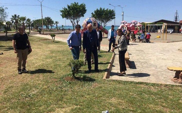 Başkan Seyfi Dingil, Sahil Peyzaj Çalışmalarını Yerinde İnceledi G3