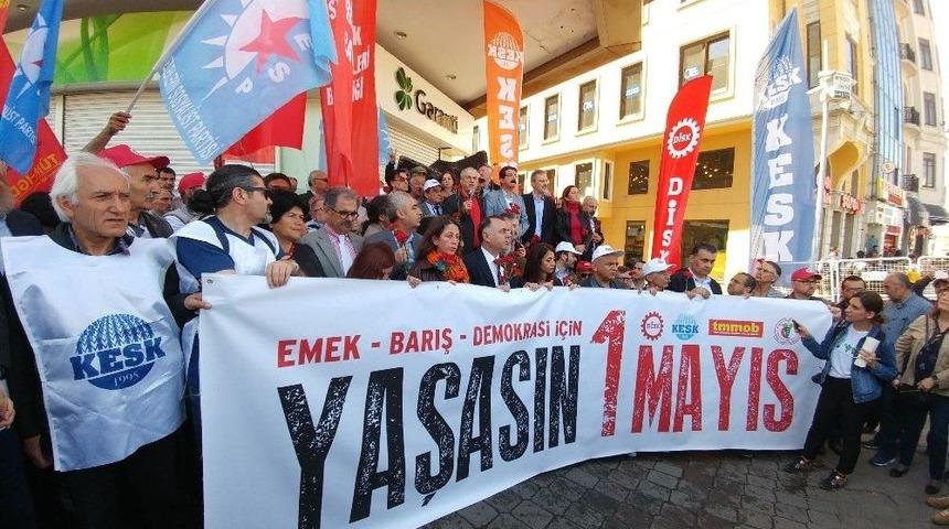 Taksim&rsquo;de 1 Mayıs Anması