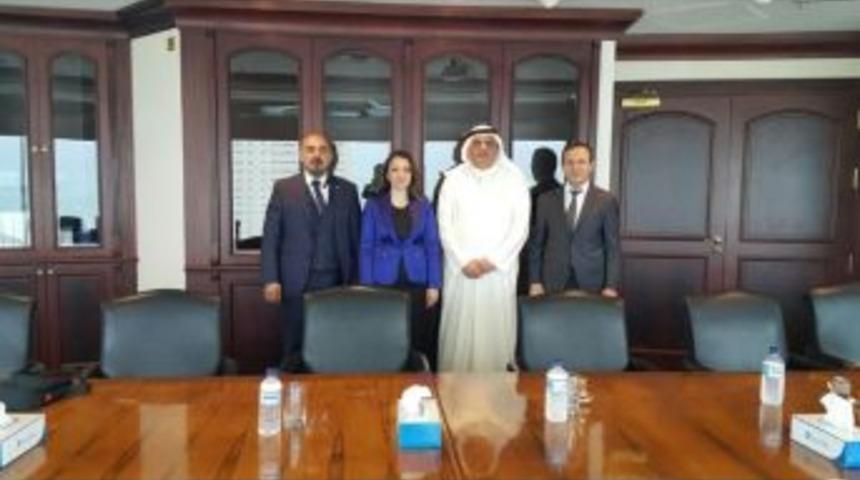 Başkan Atasoy, Burgan Bank Başkanı Ajeel&rsquo;i Ziyaret Etti