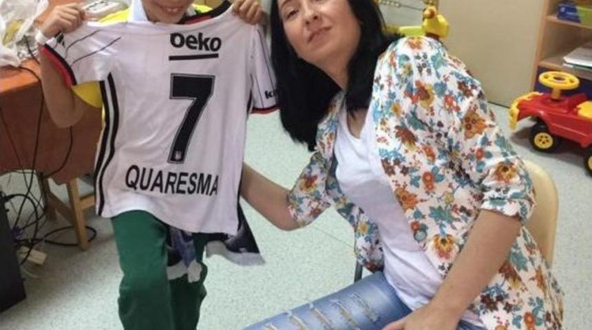 Kanser Hastası 9 Yaşındaki Murat&rsquo;a Quaresma Forması