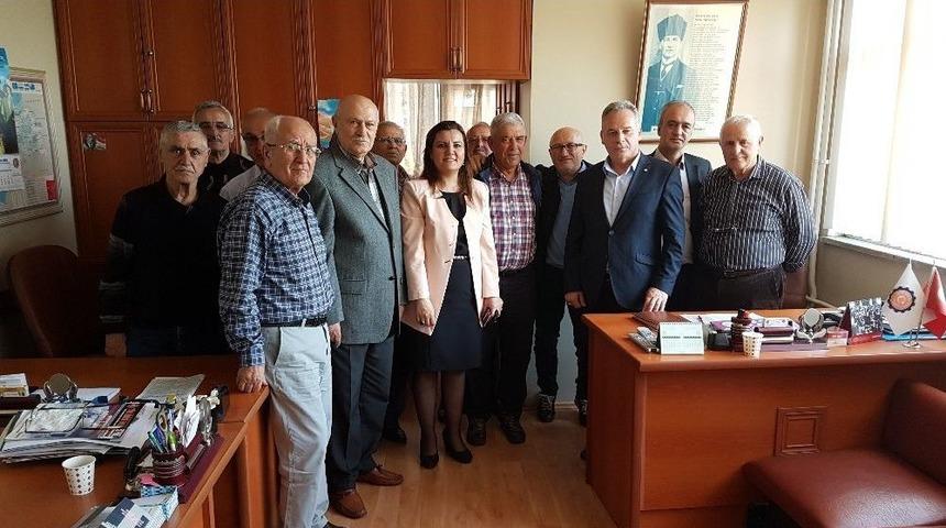 Milletvekili H&uuml;rriyet, Stk&rsquo;ları Ziyaret Etti