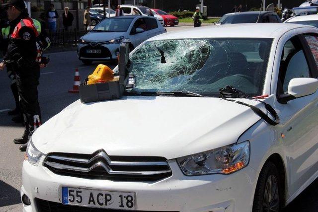 Samsun’da Otomobilin Çarptığı Yaya Hayatını Kaybetti