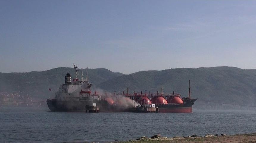 Lpg Tankerinde Soğutma &Ccedil;alışmaları Devam Ediyor