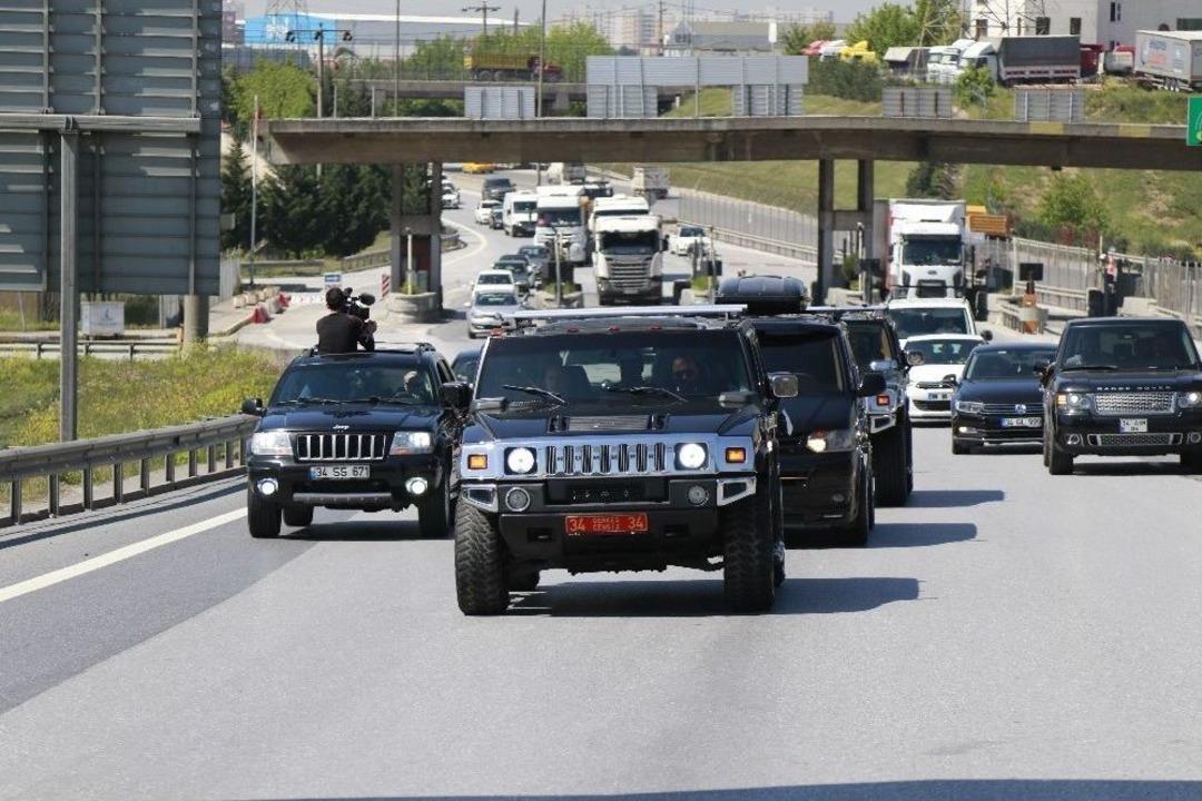 "&ccedil;erkez Cengiz" 10 Aylık Hapis İ&ccedil;in 100 Ara&ccedil;lık Konvoyla Cezaevine Gitti