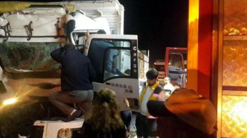 Tekirdağ'da Zincirleme Kaza: 1 Yaralı