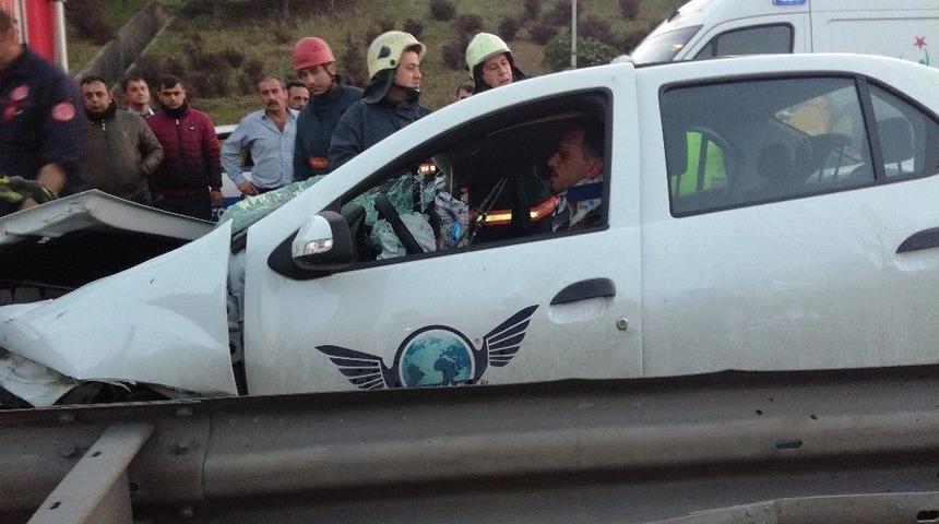 Tem&rsquo;de Kaza: 1 Yaralı