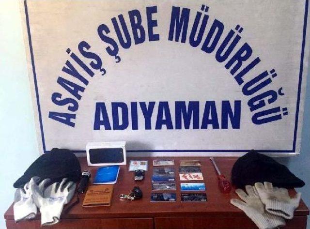 Adıyaman'da Suçüstü Yakalanan 3 Hırsız Tutuklandı