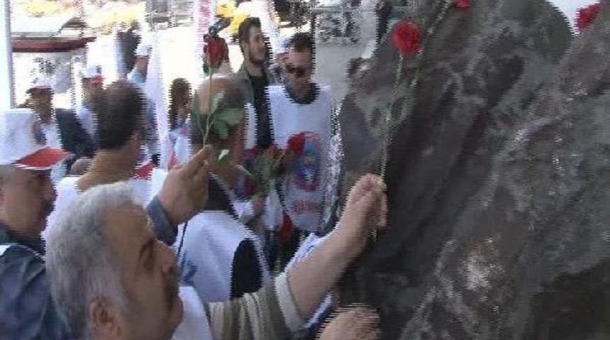Birleşik Kamu-İş Sendikası Kazancı Yokuşu'nda Anma Yaptı