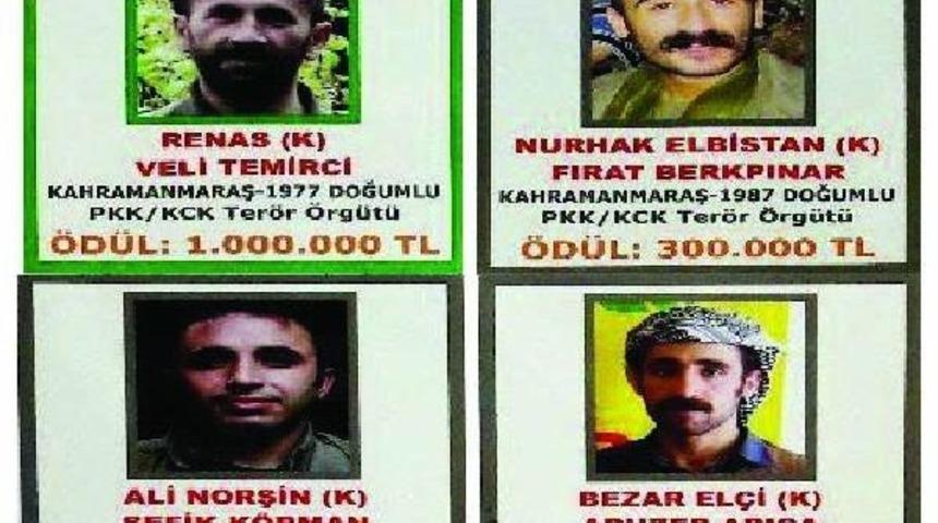 '&ccedil;&ouml;z&uuml;m S&uuml;reci'nin Son G&uuml;nlerindeki 3 Saldırının Faili Ter&ouml;ristler &Ouml;ld&uuml;r&uuml;ld&uuml;