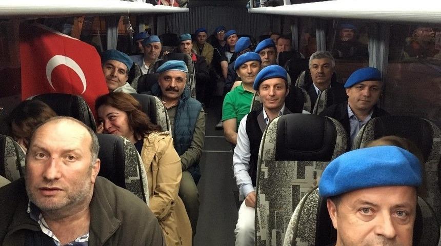 Beykozlu Eski Komandolar Çanakkale’ye Uğurlandı