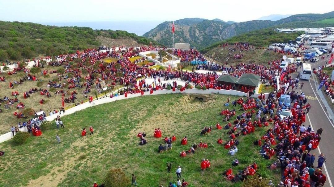 Kire&ccedil;tepe Jandarma Şehitliğinde Kahraman Ecdada Vefa