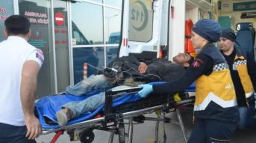 Bafra&rsquo;da 1 Kişi Bı&ccedil;akla Yaralandı