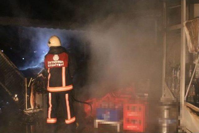 Bakırköy'de Korkutan Yangın