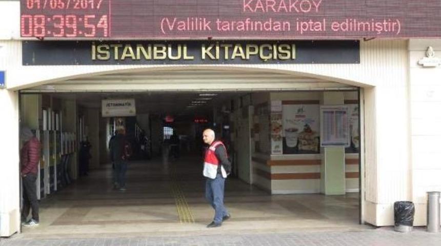 Vapur Ve Motor Seferleri Durdu