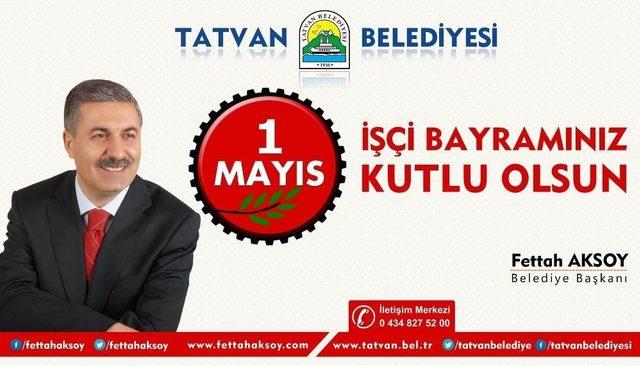 Başkan Aksoy’un 1 Mayıs İşçi Bayramı Mesajı