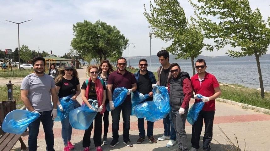 Kepezli Gen&ccedil;lerden Sahil Temizliği