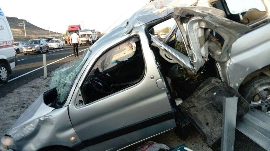 Kayseri&rsquo;de Trafik Kazası: 6 Yaralı