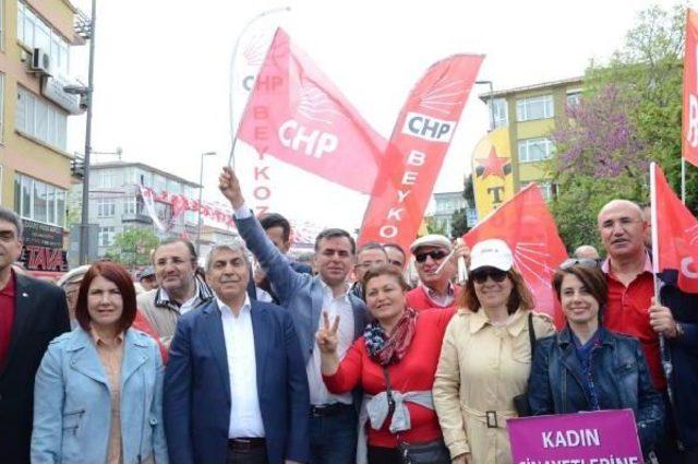 1 Mayıs Kutlamalarının Merkezi Bakırköy'de Chp Heyeti De Yer Aldı 