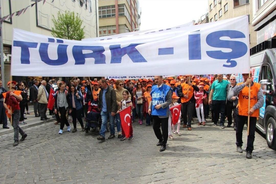1 Mayıs Emek Ve Dayanışma Bayramı Trabzon&rsquo;da Kutlandı