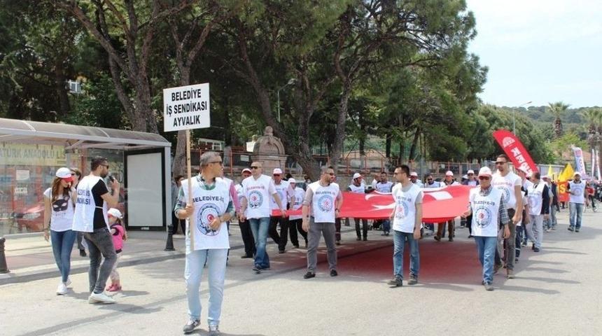 Ayvalık&rsquo;ta 1 Mayıs Coşkusu