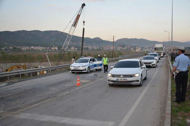 Osmancık&rsquo;ta Zincirleme Trafik Kazası 1